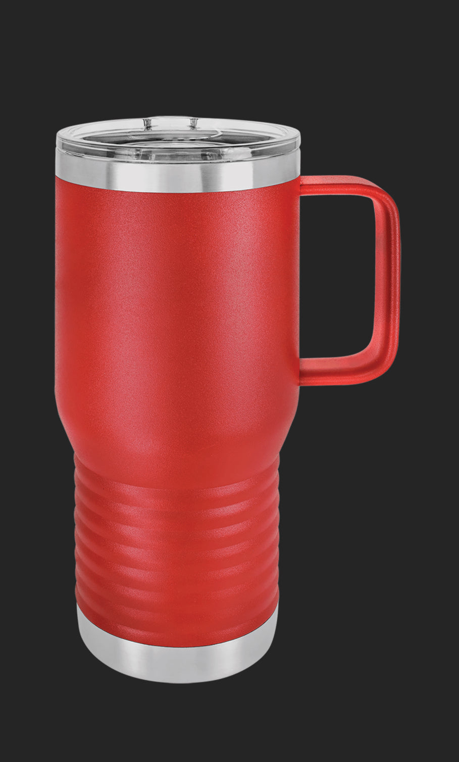 Polar Camel 20 oz. Red Vacuum Insulated Travel Mug with Slider Lid